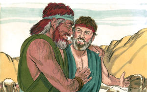 Bibel Illustrationen - Genesis 33
