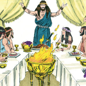 Bibel Illustrationen - Richter 14