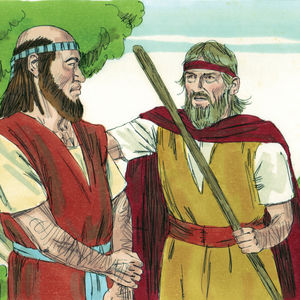 Bibel Illustrationen - 1. Könige 19