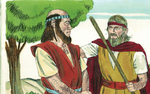 Bibel Illustrationen - 1. Könige 19