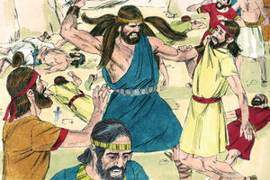 Bibel Illustrationen - Richter 15