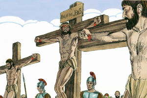 Bibel Illustrationen - Markus 15
