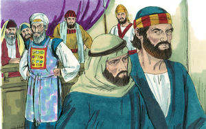 Bibel Illustrationen - Apostelgeschichte 4