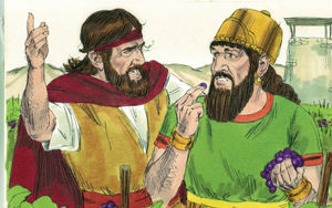 Bibel Illustrationen - 1. Könige 21
