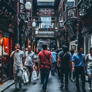 Die belebte Strasse - Die Heilung des Blinden - Der reiche Jüngling