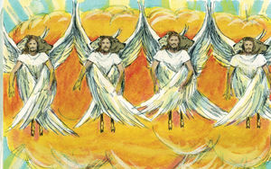 Bibel Illustrationen - Hesekiel 1