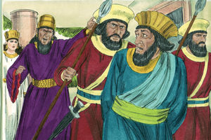 Bibel Illustrationen - Esther 7