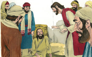 Jesus heilt einen Gelähmten