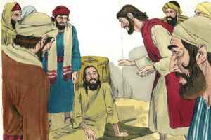 Jesus heilt einen Gelähmten