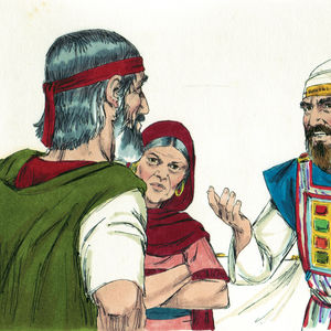 Bibel Illustrationen - Numeri 12