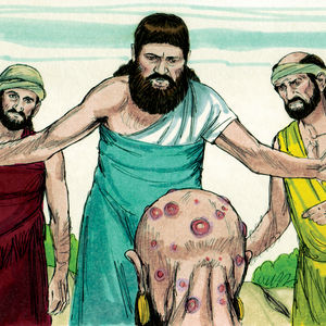 Bibel Illustrationen - Hiob 4