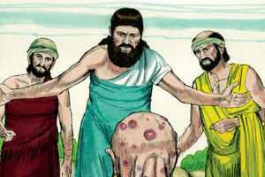 Bibel Illustrationen - Hiob 4