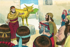 Bibel Illustrationen - 1. Könige 12
