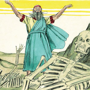 Bibel Illustrationen - Hesekiel 37