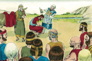Bibel Illustrationen - 1. Könige 1