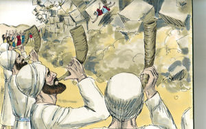 Bibel Illustrationen - Josua 6
