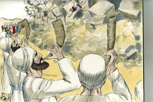 Bibel Illustrationen - Josua 6