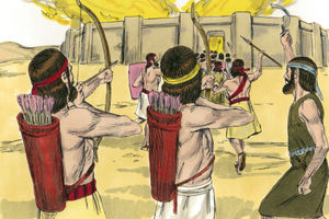 Bibel Illustrationen - Josua 10