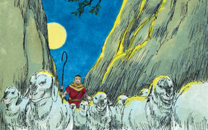 Bibel Illustrationen - Psalm 23