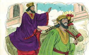 Bibel Illustrationen - Esther 6