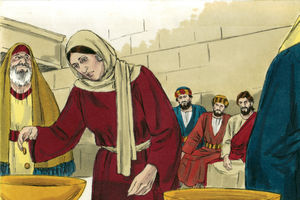 Bibel Illustrationen - Lukas 21