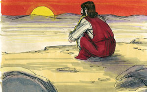 Bibel Illustrationen - Matthäus 4