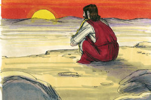 Bibel Illustrationen - Matthäus 4