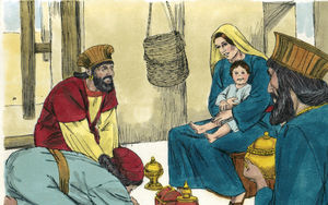 Bibel Illustrationen - Matthäus 2