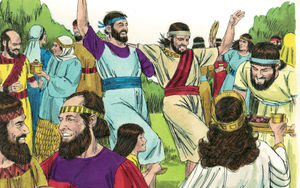 Bibel Illustrationen - Esther 9