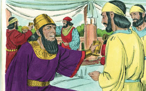 Bibel Illustrationen - Esther 1