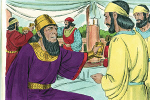 Bibel Illustrationen - Esther 1
