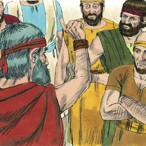 Bibel Illustrationen - 1. Könige 20