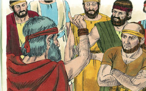 Bibel Illustrationen - 1. Könige 20