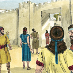 Bibel Illustrationen - Nehemia 6