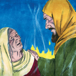Bibel Illustrationen - 1. Samuel 28