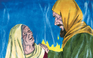 Bibel Illustrationen - 1. Samuel 28