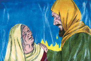 Bibel Illustrationen - 1. Samuel 28