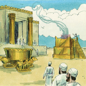 Bibel Illustrationen - 1. Könige 6