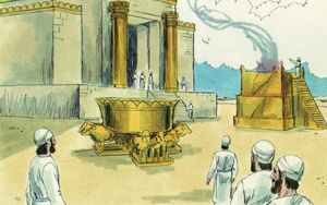 Bibel Illustrationen - 1. Könige 6