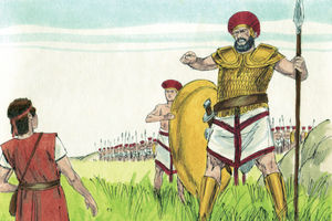 David und Goliath