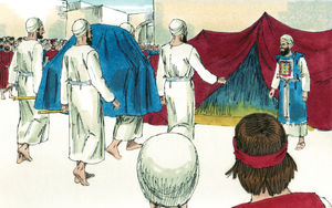 Bibel Illustrationen - 1. Chronik 15