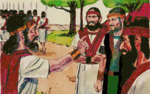Bibel Illustrationen - 2. Samuel 17