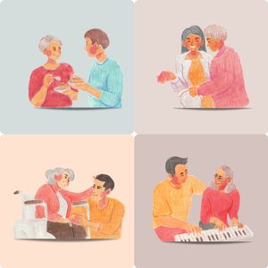 Liebt und dient einander 