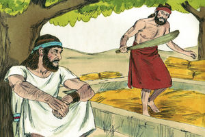 Bibel Illustrationen - Richter 6