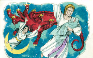 Bibel Illustrationen - Offenbarung 12
