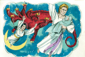Bibel Illustrationen - Offenbarung 12