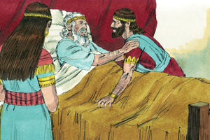 Bibel Illustrationen - 1. Chronik 22