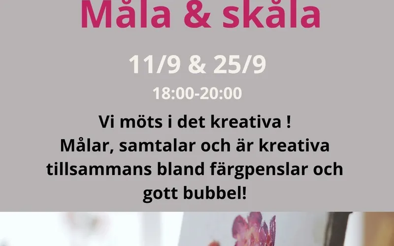 Bildbeskrivning saknas för evenemanget: Måla & Skåla