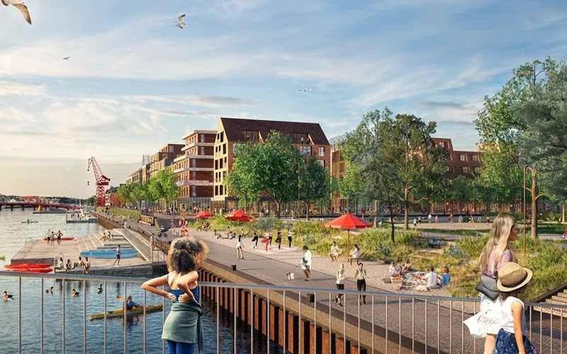 Bildbeskrivning saknas för evenemanget: Stadsvandring: Vandring längs Nissanstråket – Halmstads centrala livsrum