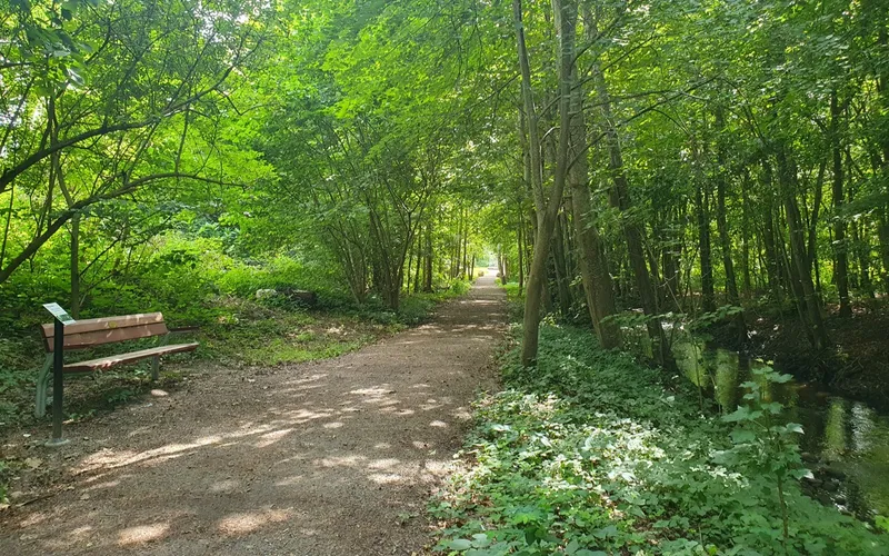 Bildbeskrivning saknas för evenemanget: Stadsvandring: Vattenvandring i Trönninge längs den nyanlagda promenadstigen vid Trönningeån